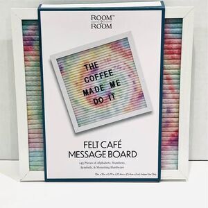 Felt Message Board Tie Dye NEW
